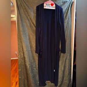 Luxurious Midnight Blue Women's Robe